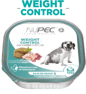 4x Nupec Alimento Húmedo  Weinght Control con carne y pollo
